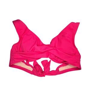 Hot pink Cupshe bikini top size Medium DD NWT
